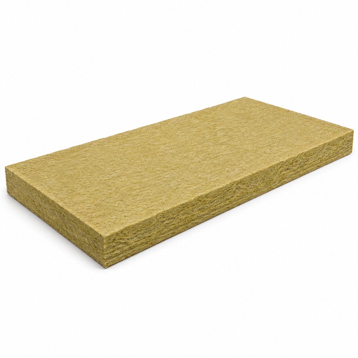 Placa de lana mineral flexible de 4 lb/ft³ en formato de 0.61 × 1.22 m para aislamiento térmico, aislamiento acústico y protección pasiva contra incendio.